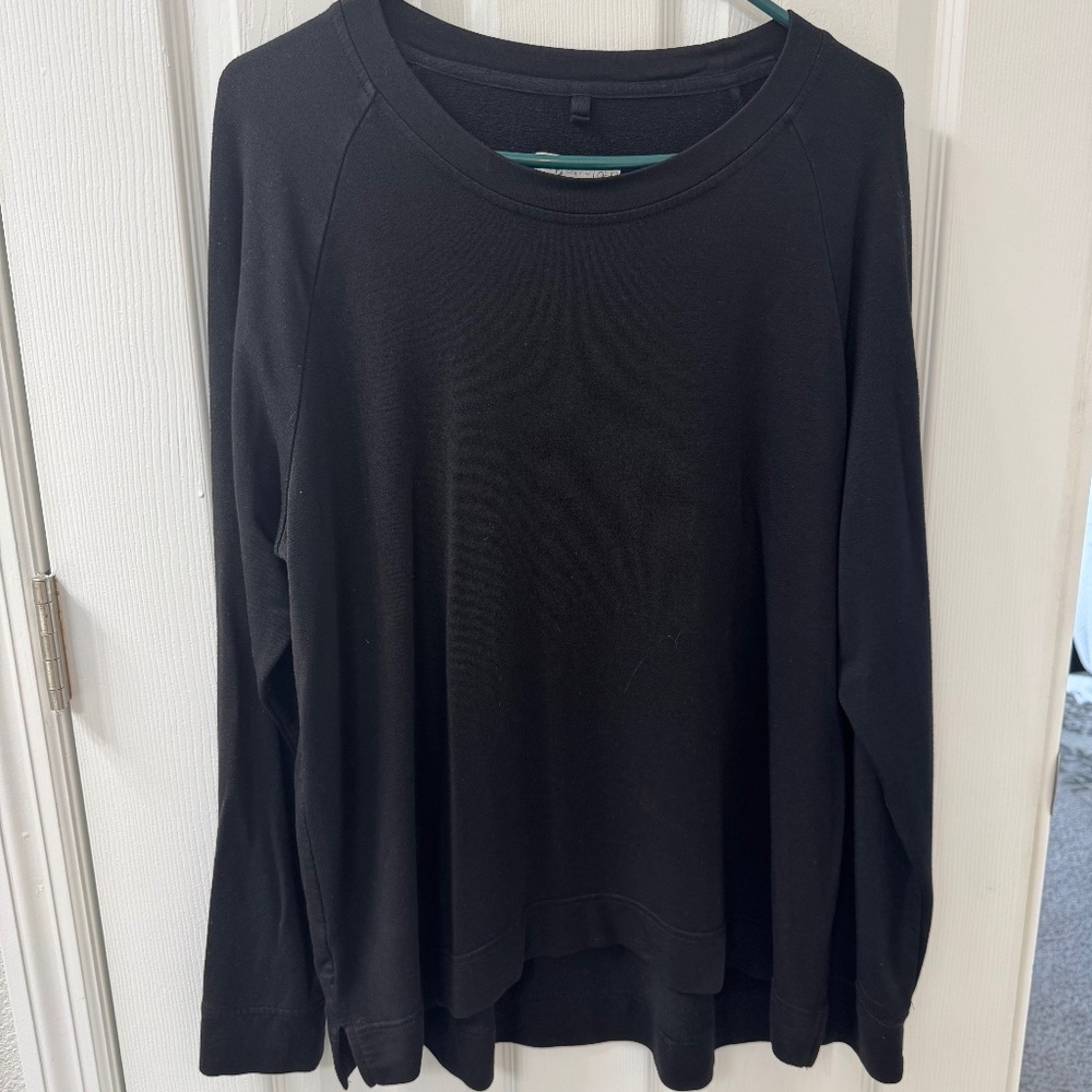 Lou & Grey for LOFT Black Sweatshirt – Size Large
